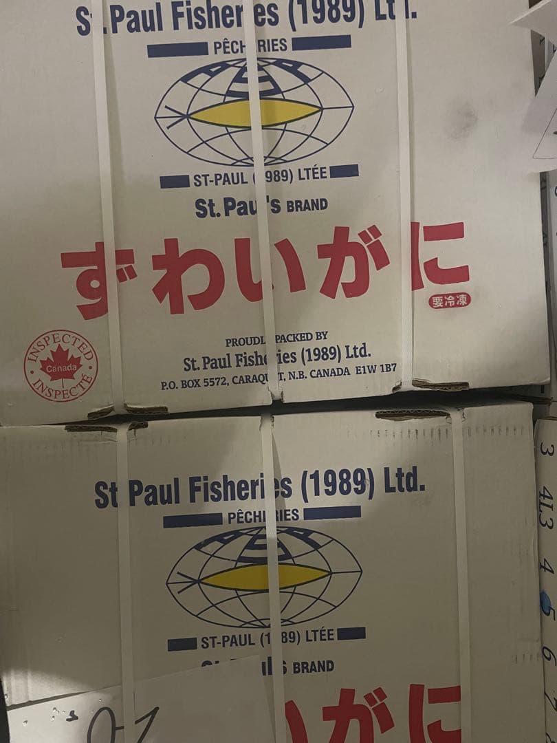 みかん 様　冷凍ボイル　本ズワイガニ5尾/総重量3.0kg