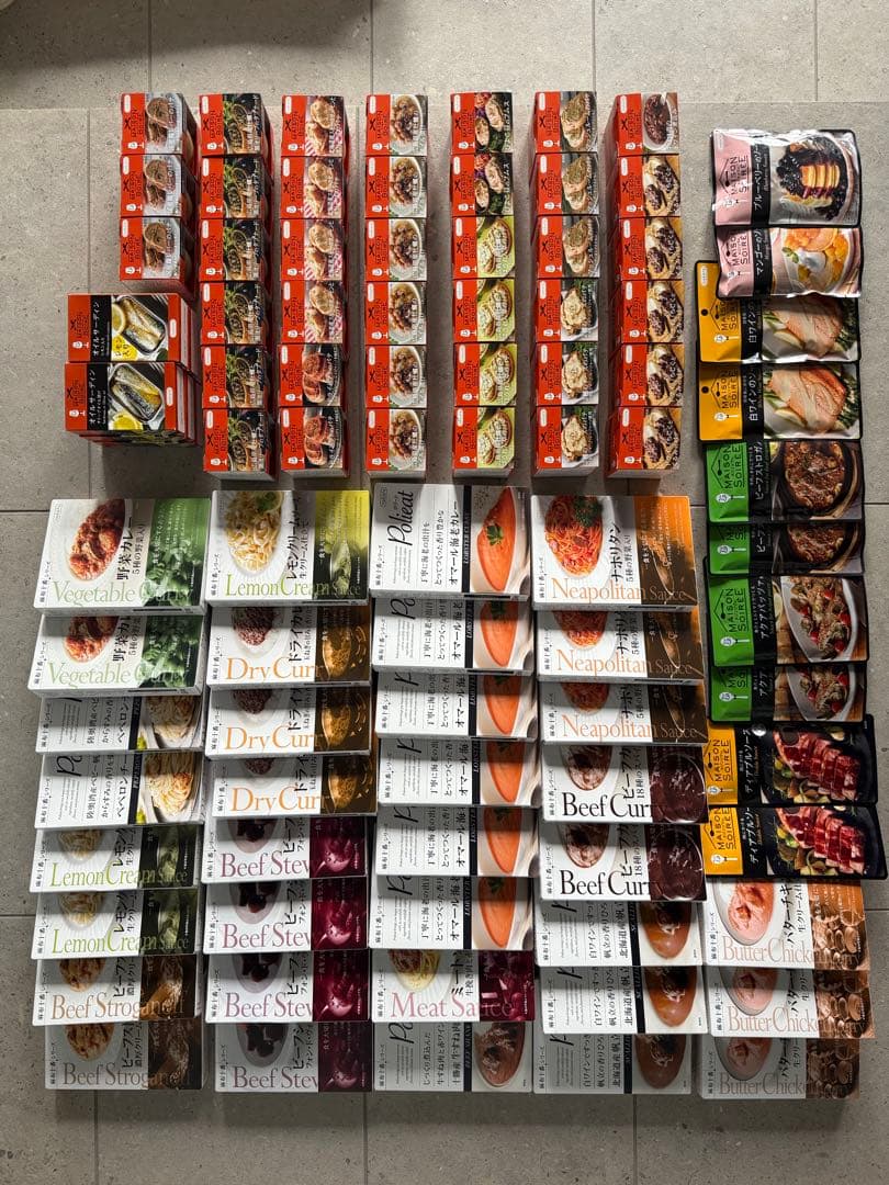 nakato高級加工食品 非常食 82個セット61,678円相当