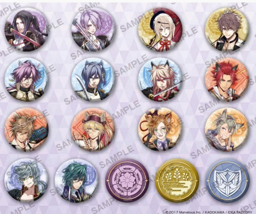 戦刻ナイトブラッド缶バッジ＋ver.Ａ・ver．Bセット　未開封BOX