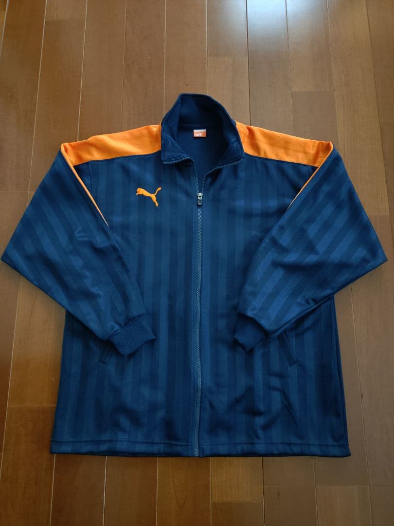 PUMA ジャージ上下セットアップ ネイビー/オレンジ Mサイズ 未使用品