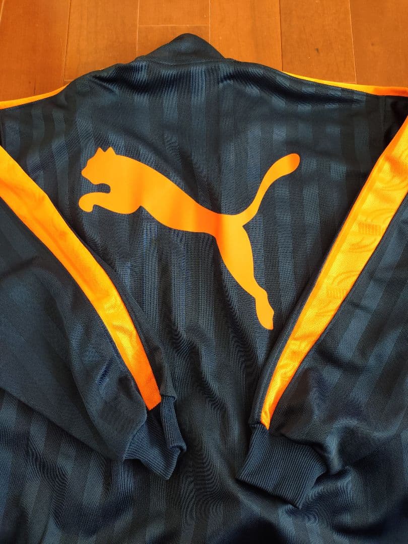 PUMA ジャージ上下セットアップ ネイビー/オレンジ Mサイズ 未使用品
