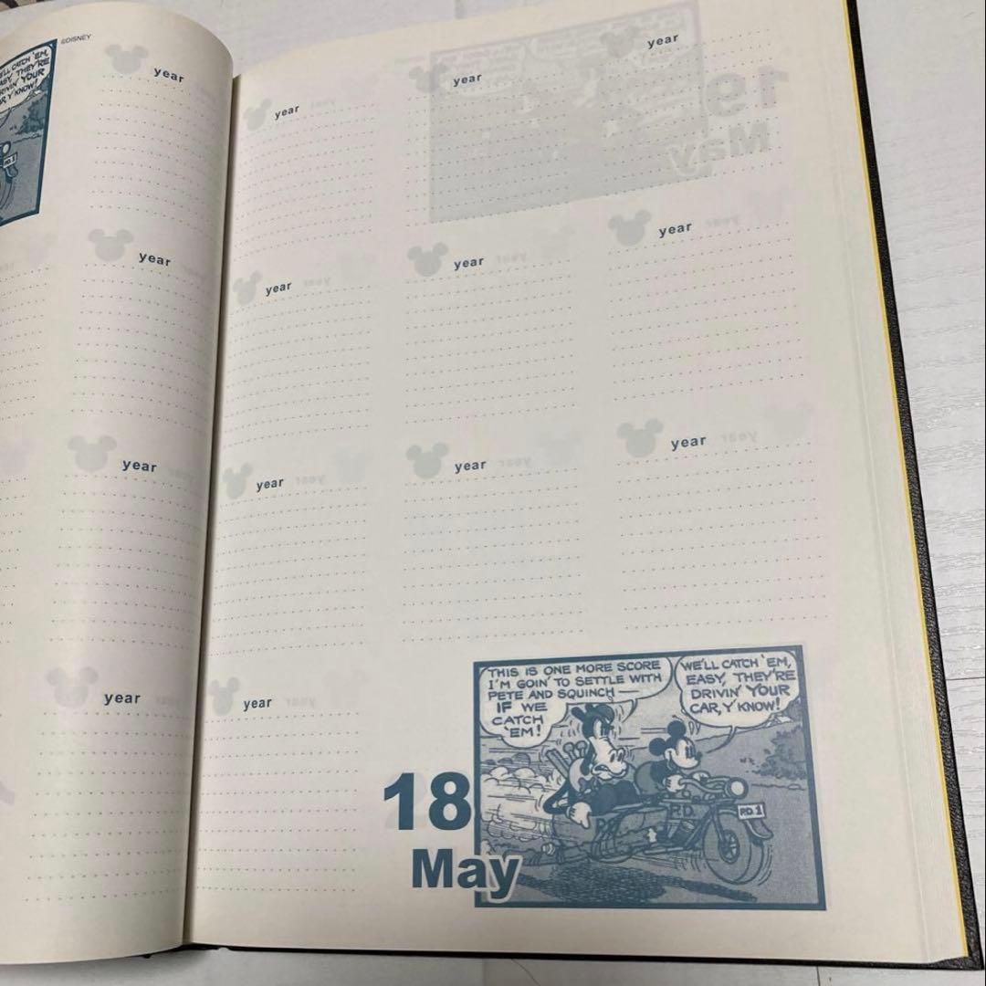 ディズニー　１０年　日記　ミッキーマウス