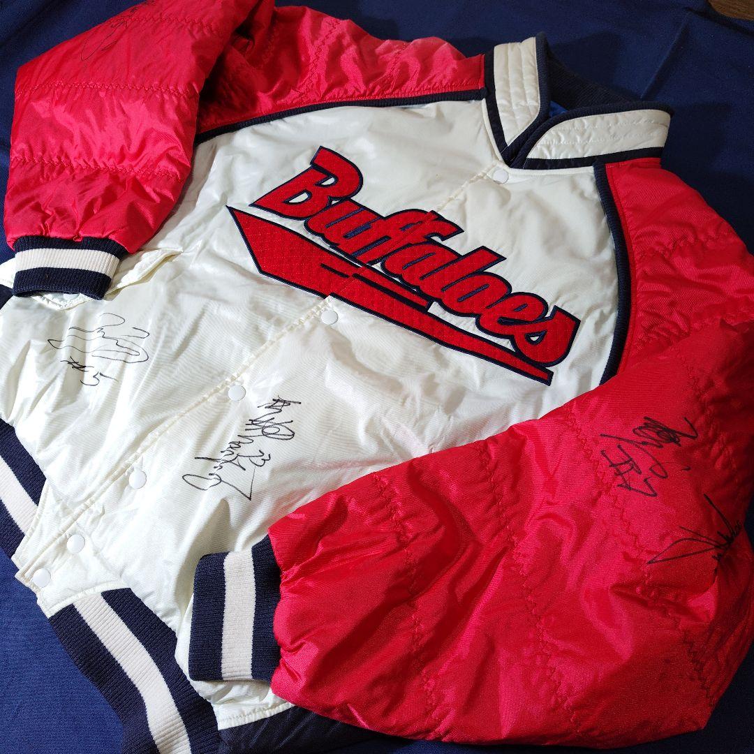 近鉄バファローズ　グランドコート サイン入り