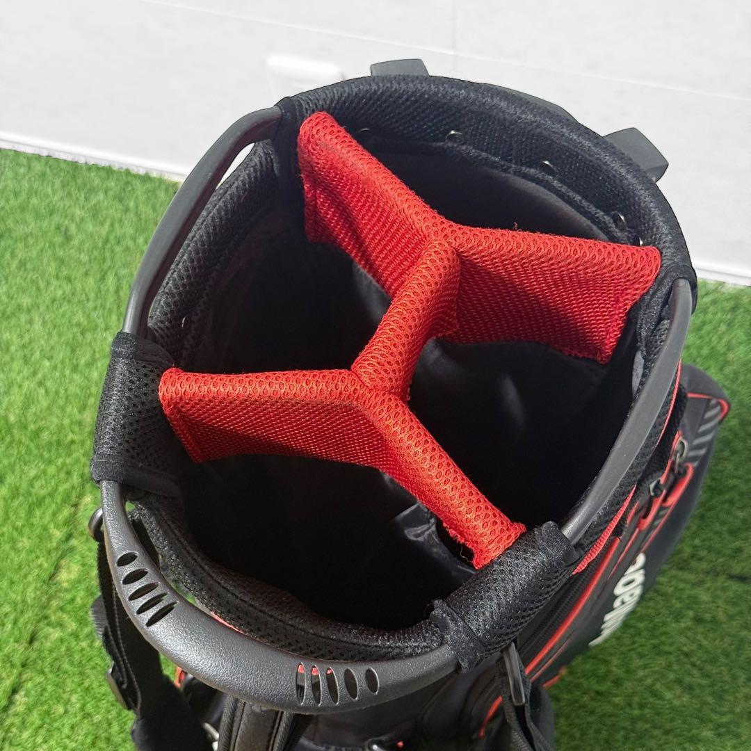 TaylorMade キャディバッグ ブラック/レッド