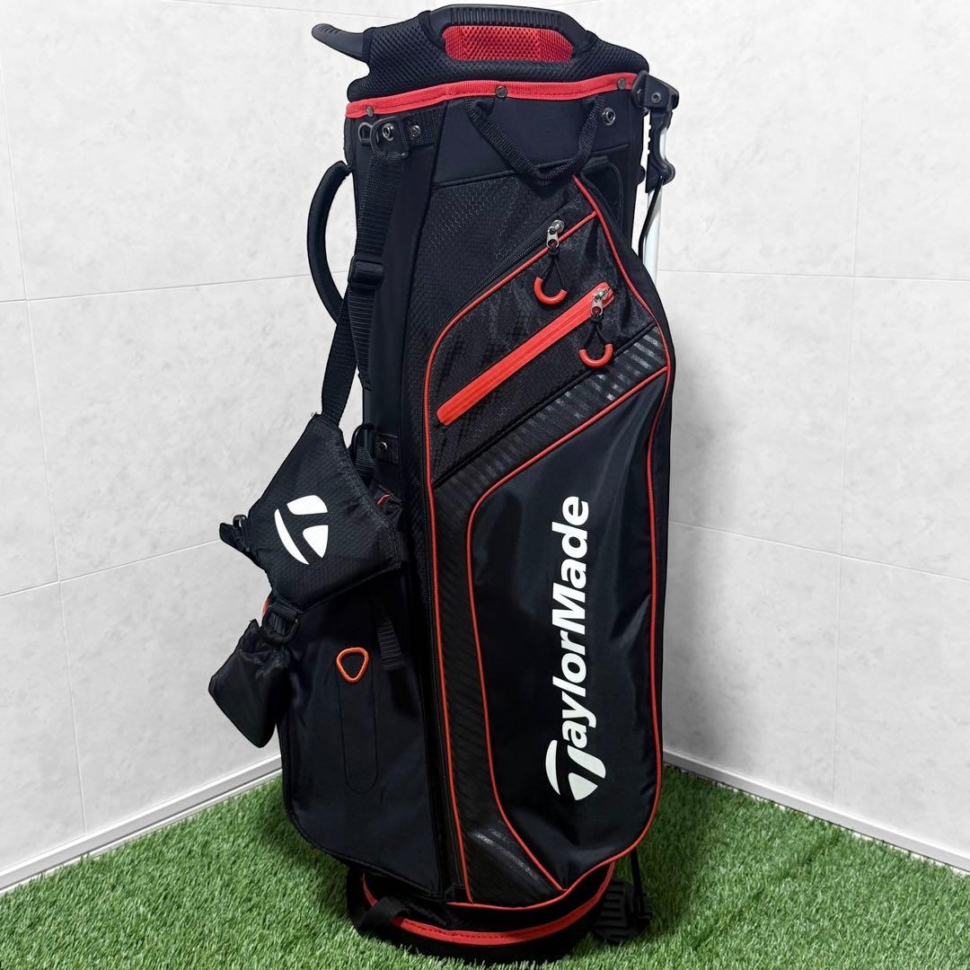 TaylorMade キャディバッグ ブラック/レッド