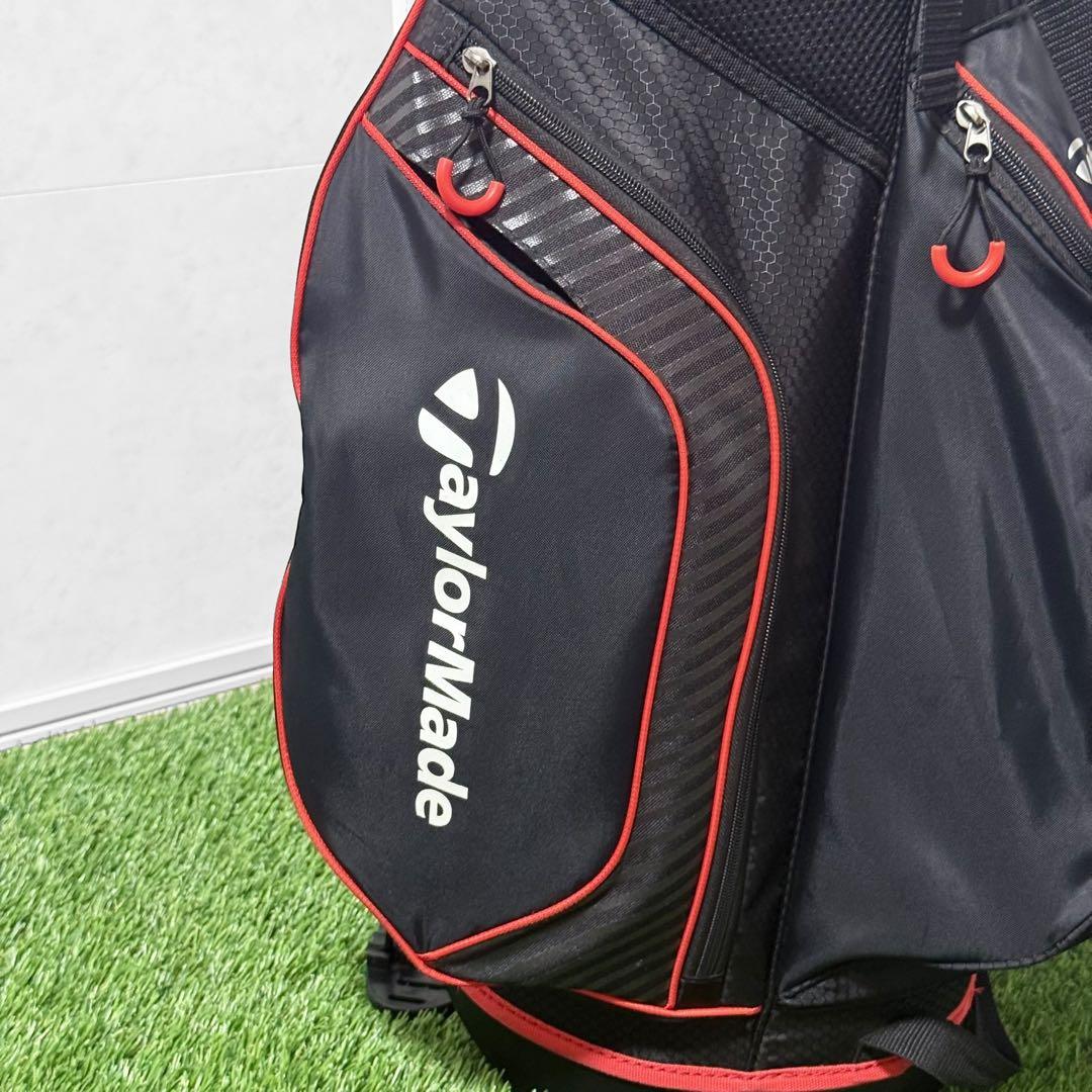 TaylorMade キャディバッグ ブラック/レッド