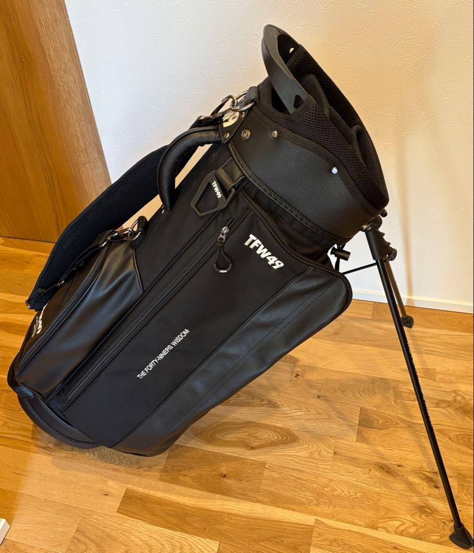 TFW49 ブラックキャディバッグ