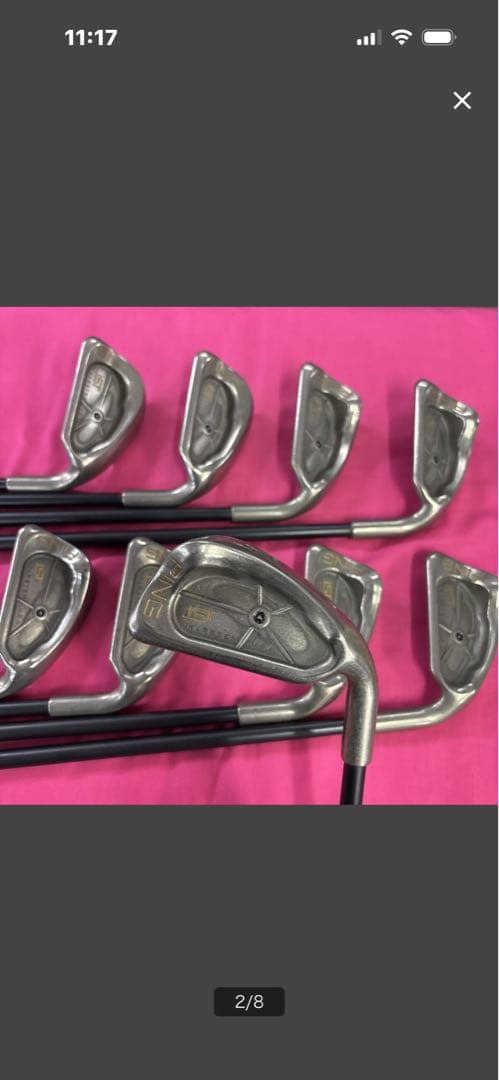 ISI 黒どっと　PING ピン　アイアン　9本