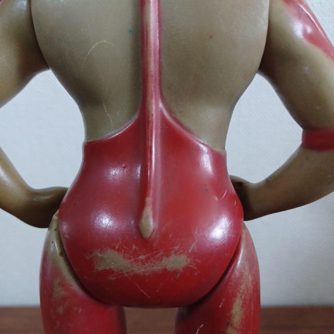 当時もの　希少ブルマァク製　285㎜「ウルトラマン」ソフビフィギュア