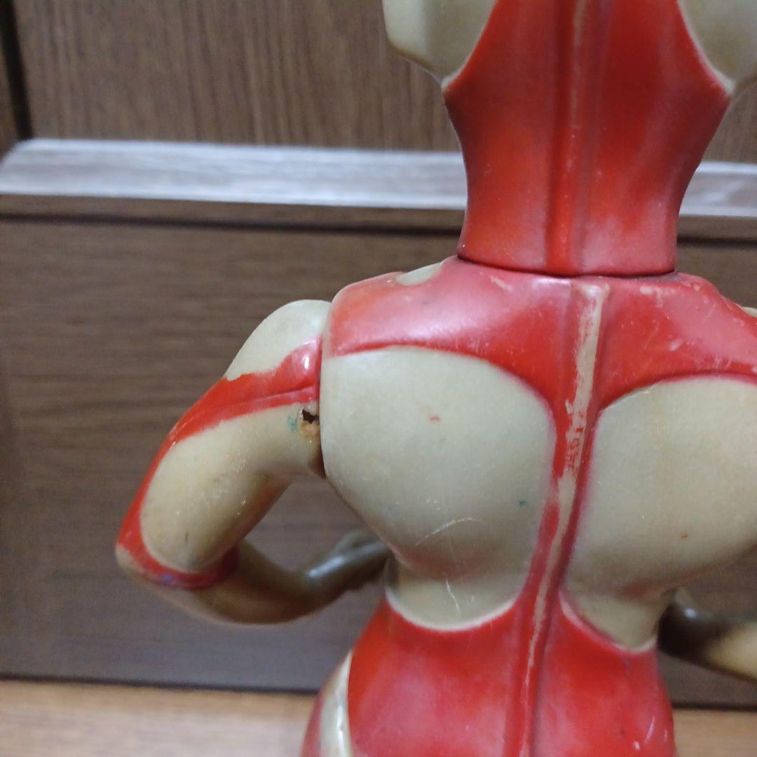 当時もの　希少ブルマァク製　285㎜「ウルトラマン」ソフビフィギュア