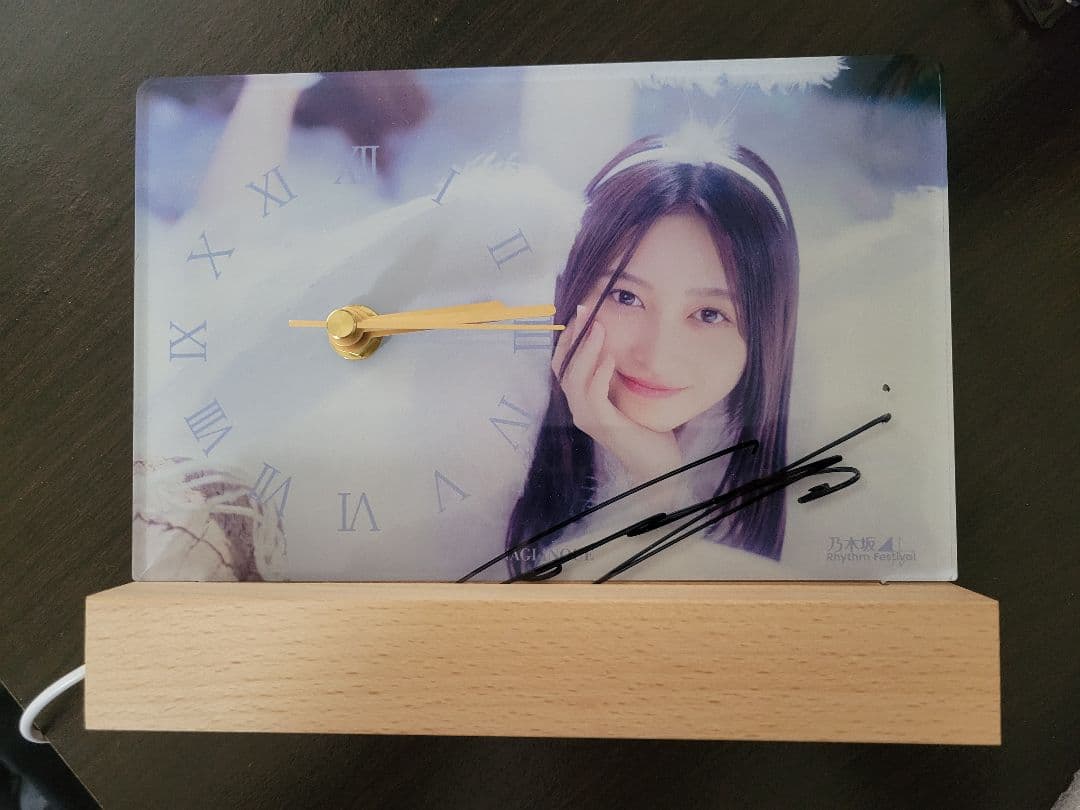 乃木フェス井上和　直筆サインLEDクロック　乃木坂46櫻坂6期生日向坂　生写真