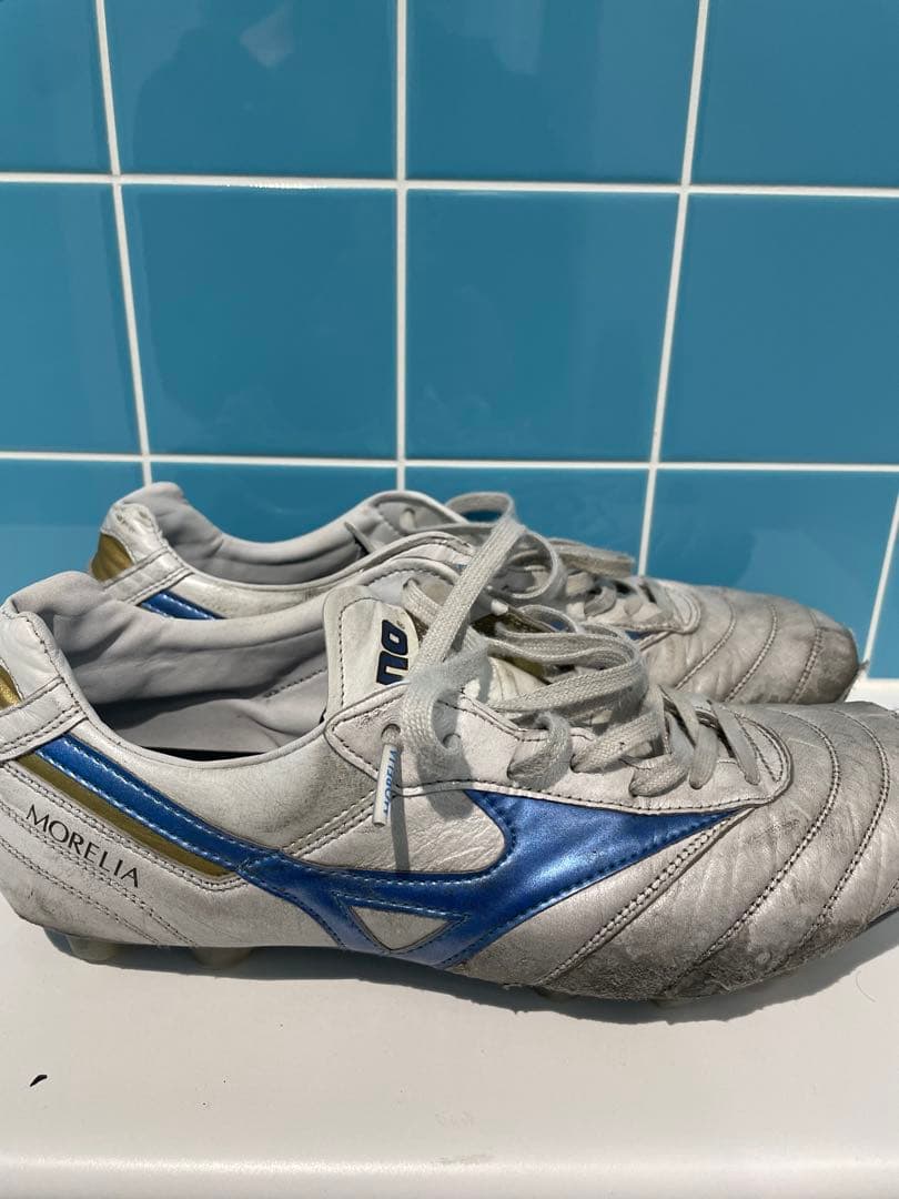 Mizuno Morelia サッカーシューズ グレー/ブルー