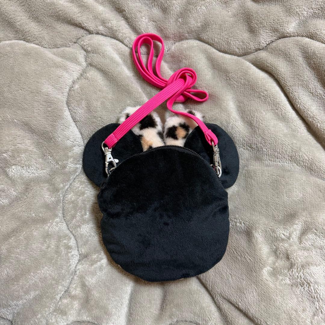 ディズニー カチューシャ ポシェット ヒョウ柄 レオパード柄 ミニー