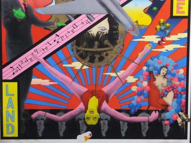 横尾忠則　直筆サイン『La ChapelleLand』シルクスクリーン1010H