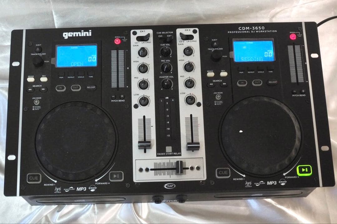 gemini DJ CD MIXING CONSOLE CDM−3650