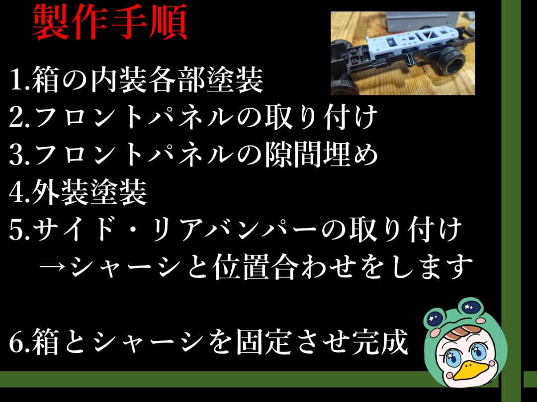 【部品のみ】アオシマ 1/32 デュトロ専用冷凍箱化キット