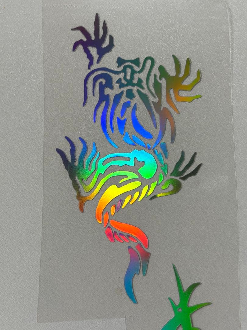 【なぎ。さま専用】白、シルバー　オーダーサイズ　稲葉浩志　ステッカー　稲龍