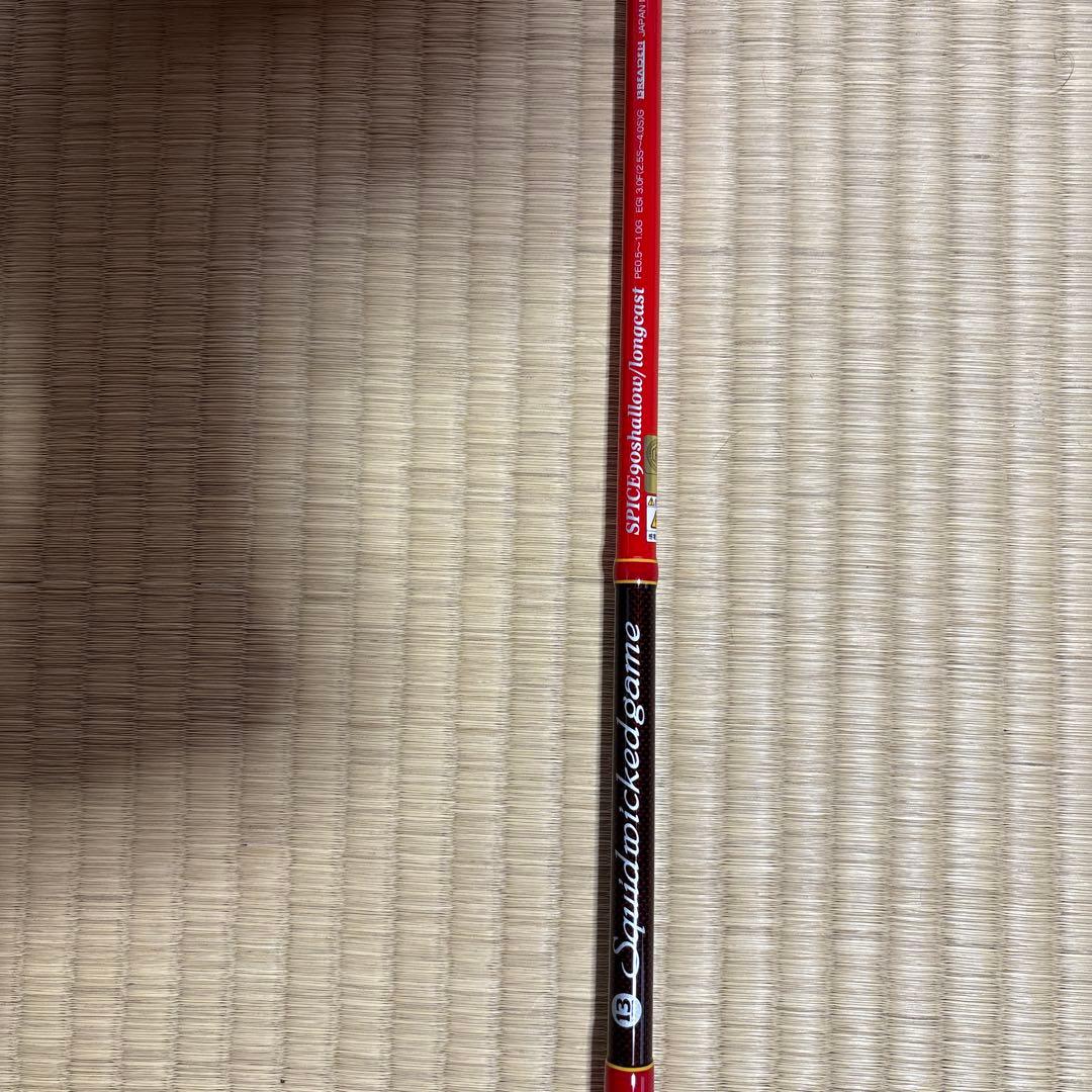 Squid wicked game エギングロッド ブリーデン タグ付き