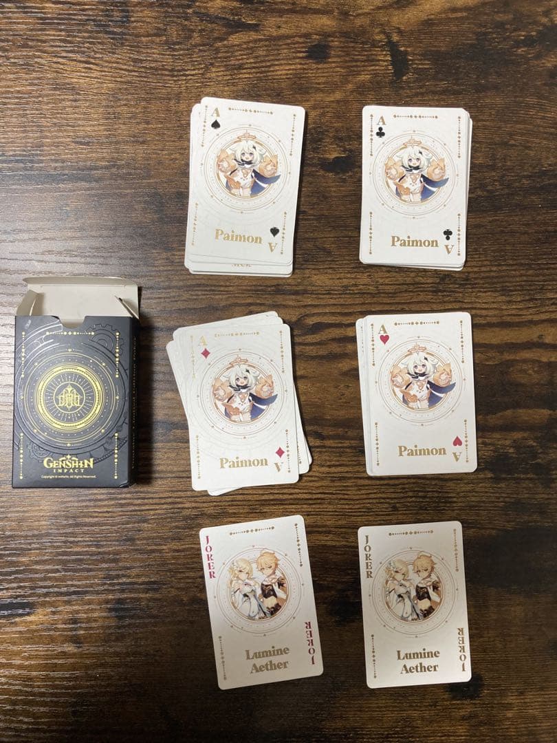 【稀少】原神　アメリカ　NYCC2023限定　　トランプワンセット