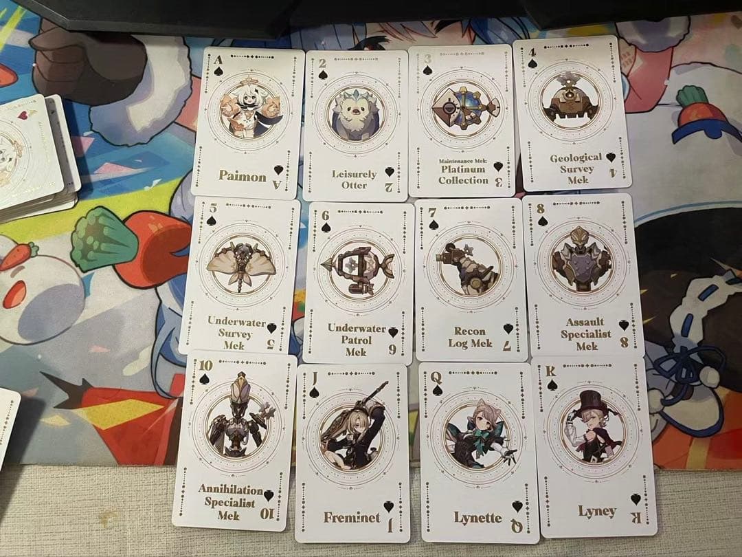 【稀少】原神　アメリカ　NYCC2023限定　　トランプワンセット