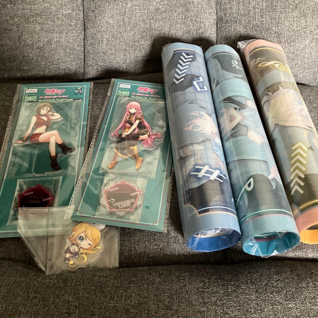 フリューくじ　ぬーどるストッパー　フィギュア　セット　初音ミク　鏡音リン　未開封