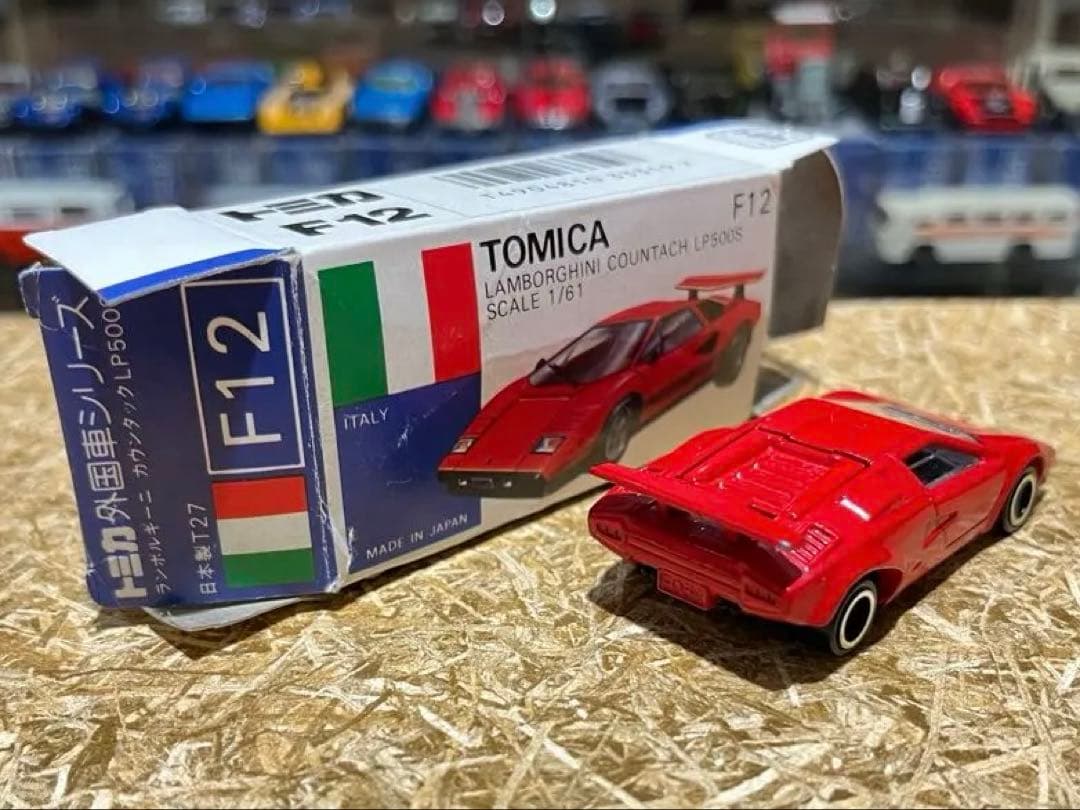 トミカ 日本製 青箱 F12 ランボルギーニ カウンタック LP500S