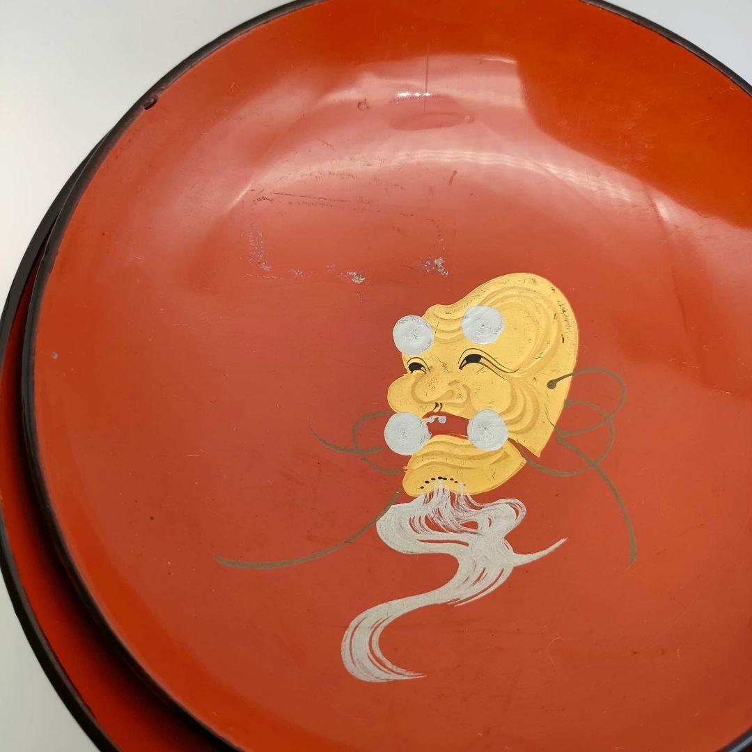 ① 會津塗 塗師 渡部喜三郎 本漆 蓋付き椀 堅地仕上 骨董 フォロー割