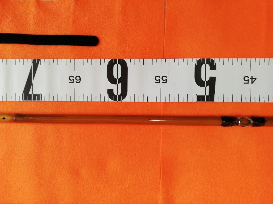 和竿　ハゼ竿　竹竿　2.5m ほぼ未使用品