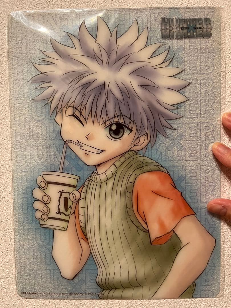 【未開封】HUNTER×HUNTER キルア 下敷き