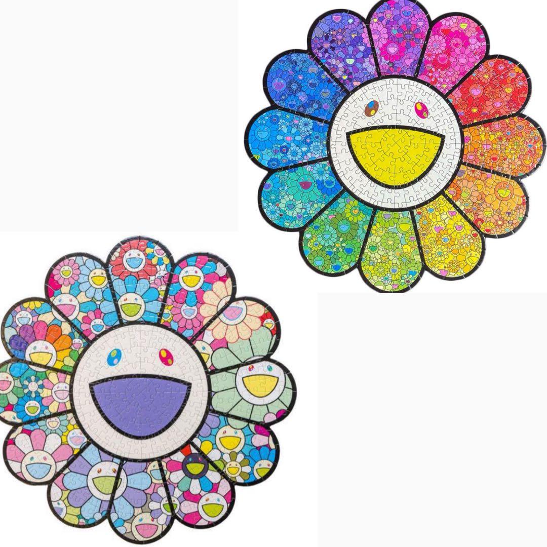 村上隆　ジグソーパズル A Flower Forest Yonaguni セット