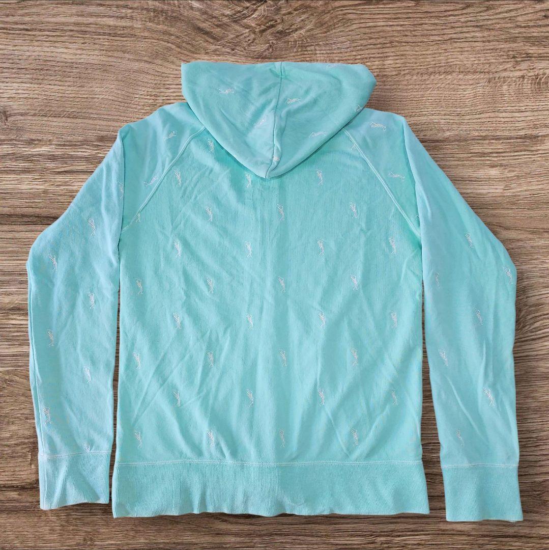 MARK&LONA マークアンドロナ ジップパーカー スカルスイング グリーン系