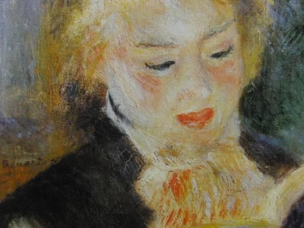 ルノワール、ヴォワザンの村の入口、希少画集画、新品額装付