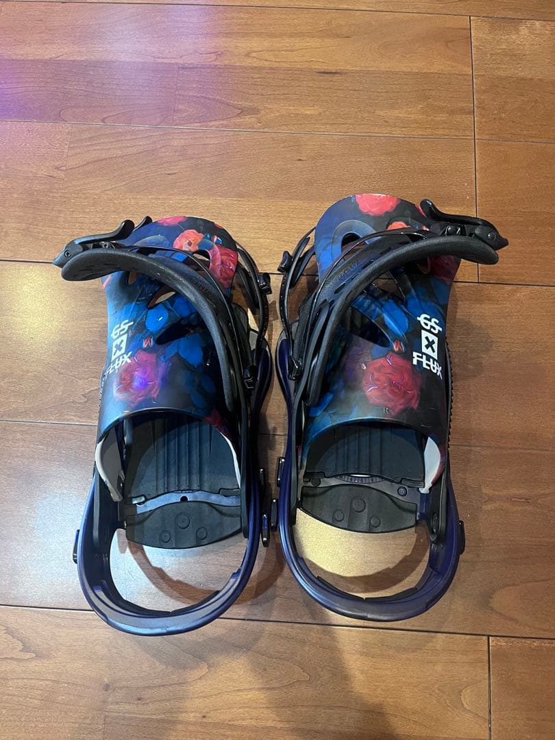 FLUX GSX-F スノーボードビンディング 花柄