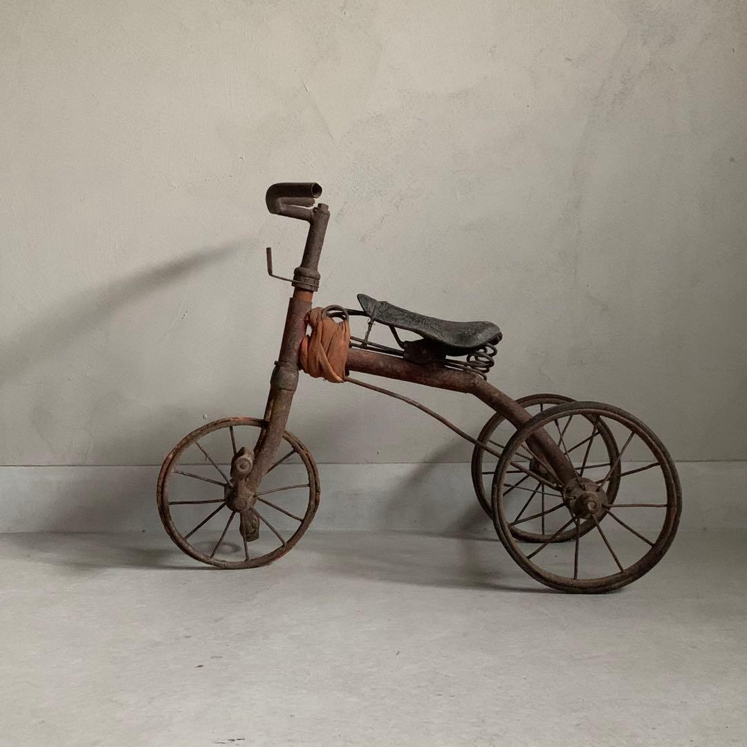 大正〜昭和初期の 三輪車 古道具坂田さん的 古道具 アンティーク オブジェ