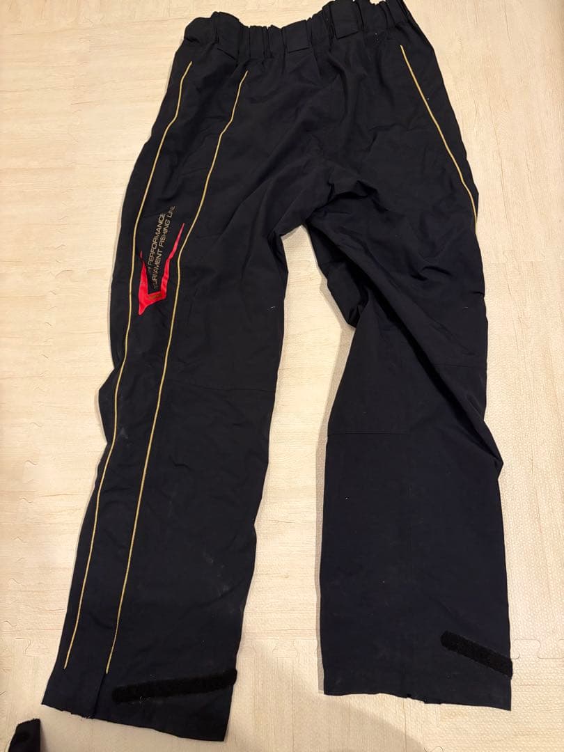 SUNLINE フィッシングスーツ L 黒/赤