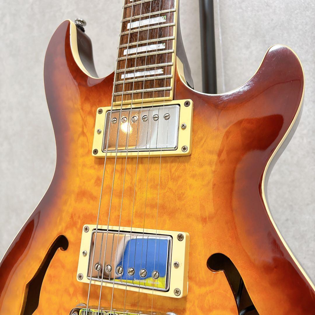 Cort M-Custom コルト カスタム フルアコ キルトトップ ギター