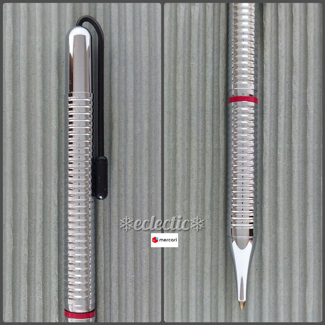 【貴重✮VNTG廃盤】rotring 900 サイドノック メタリックボールペン