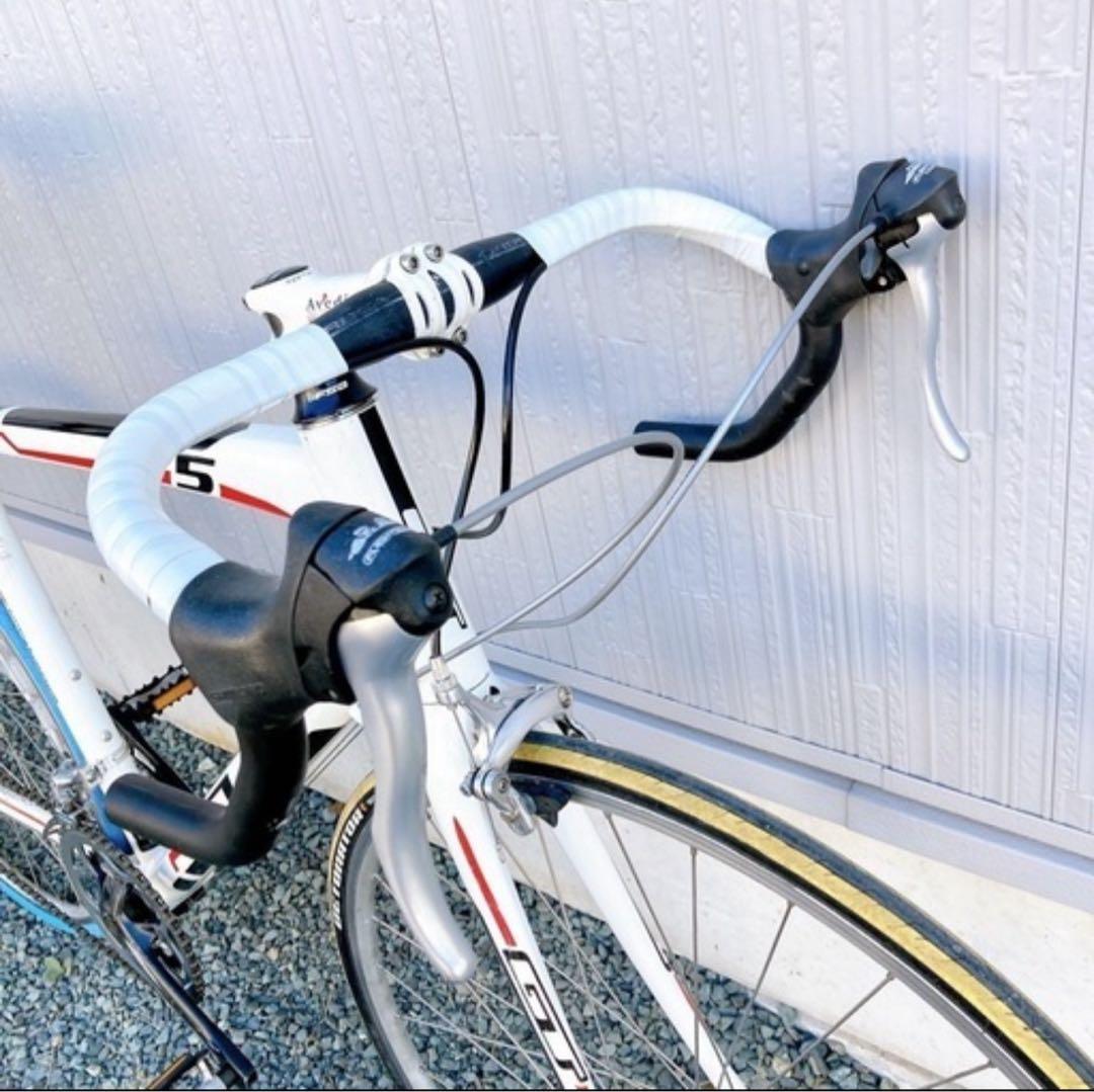 GT ロードバイク ホワイト/ブルー最後値段下げ