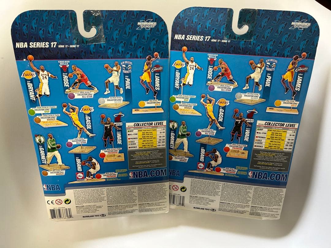 【新品未開封】NBA コービー　レブロン マクファーレン　フィギュア2体セット