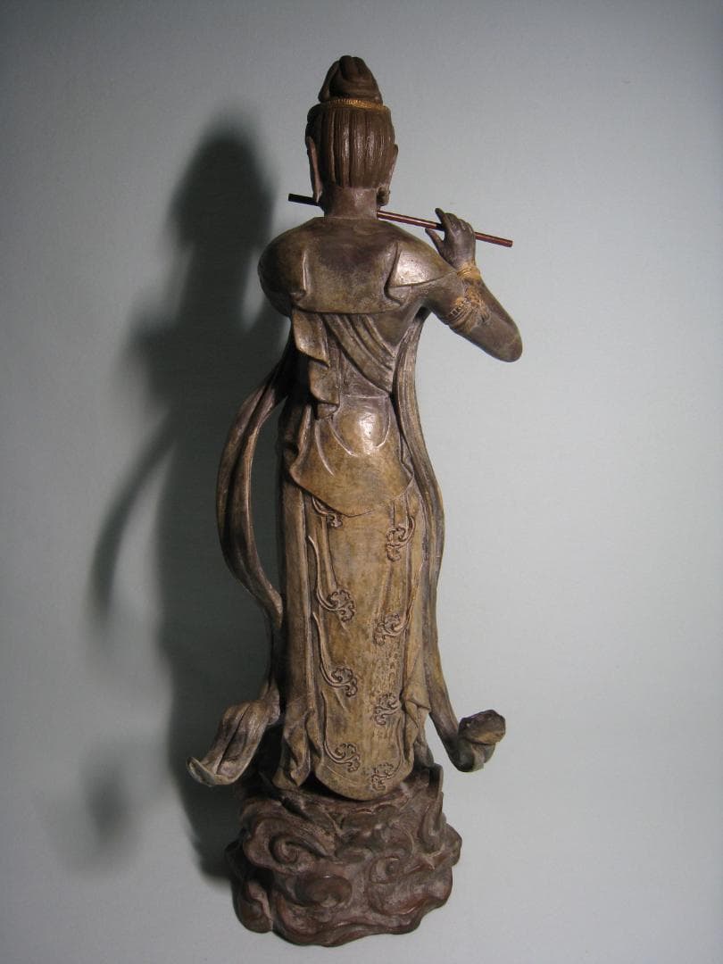 音声菩薩像 　喜多敏勝 ブロンズ製　　天上の音色