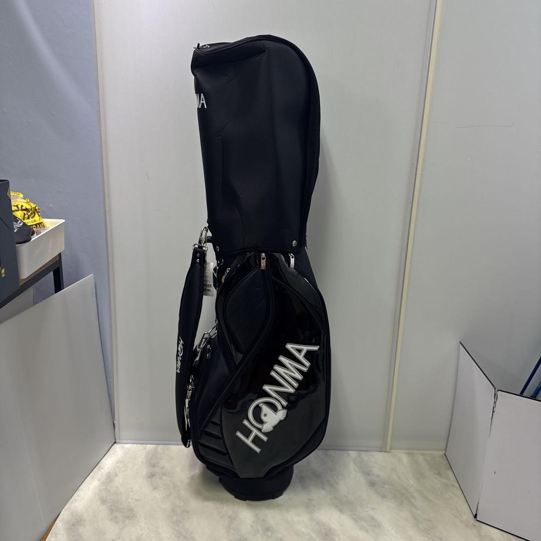 新品 本間ゴルフ 【HONMA】キャディバック ブラック ホワイト 9型