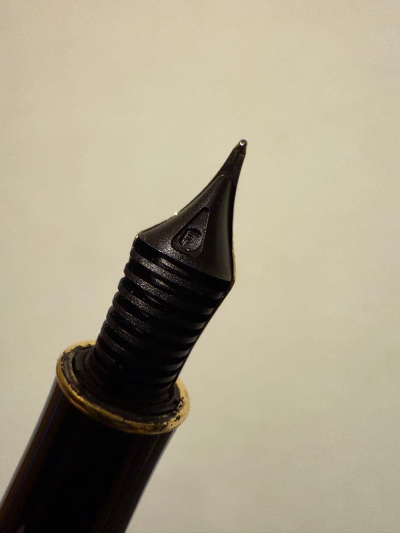 パーカー K18万年筆 ソネット F (細字) ボトルインク付き