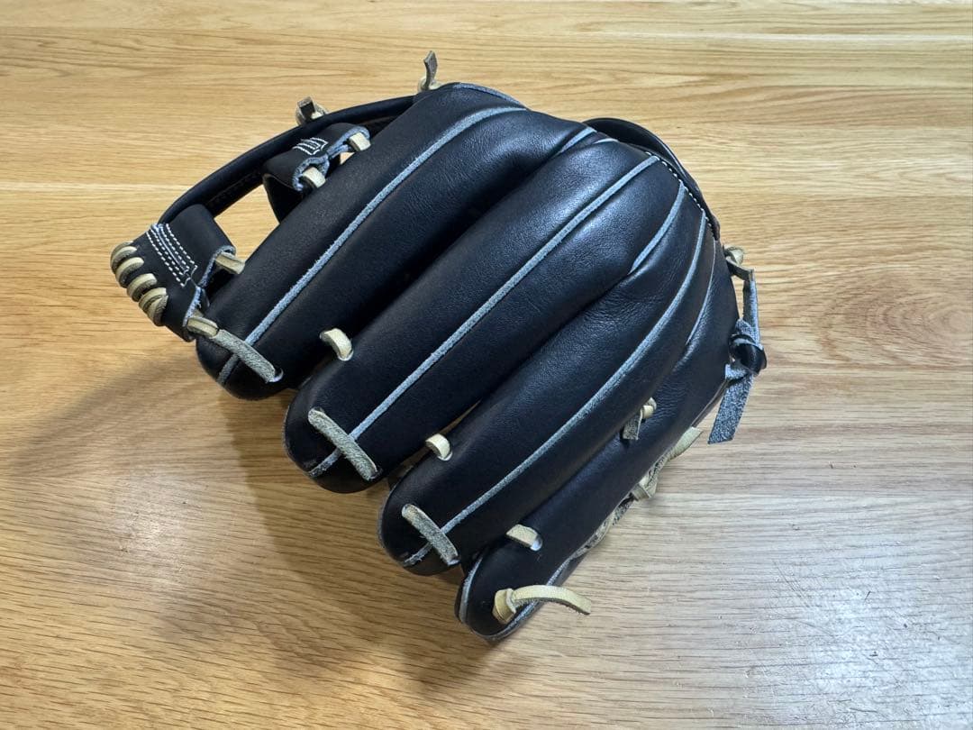 極美品 アイピーセレクト 軟式 グローブ Ip.702-Pr-BK ip24