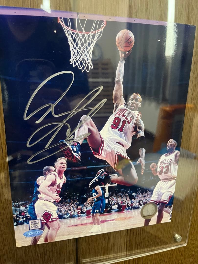 デニスロッドマン 直筆サイン入りフォト