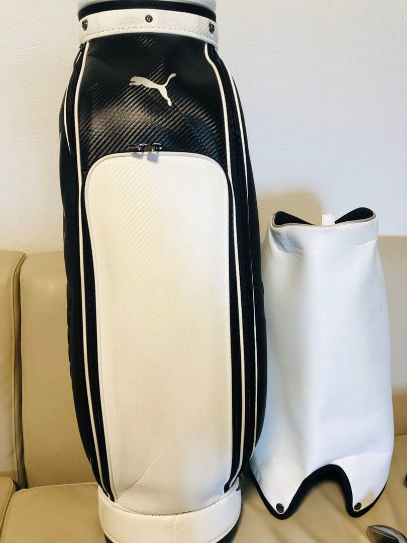 【送料込み】廃盤希少　PUMA プーマ キャディバッグ　ゴルフバッグ