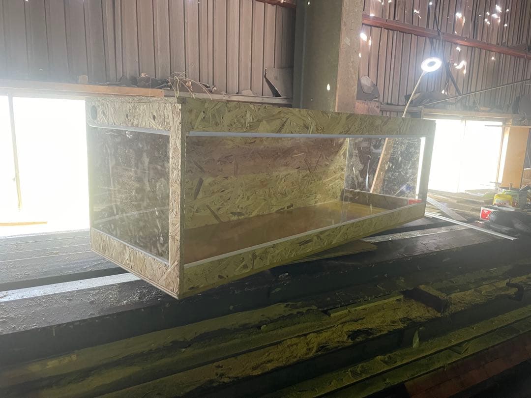 爬虫類ケージ　120×40×40 サイドアクリル仕様　ペット　飼育ケージ　爬虫類