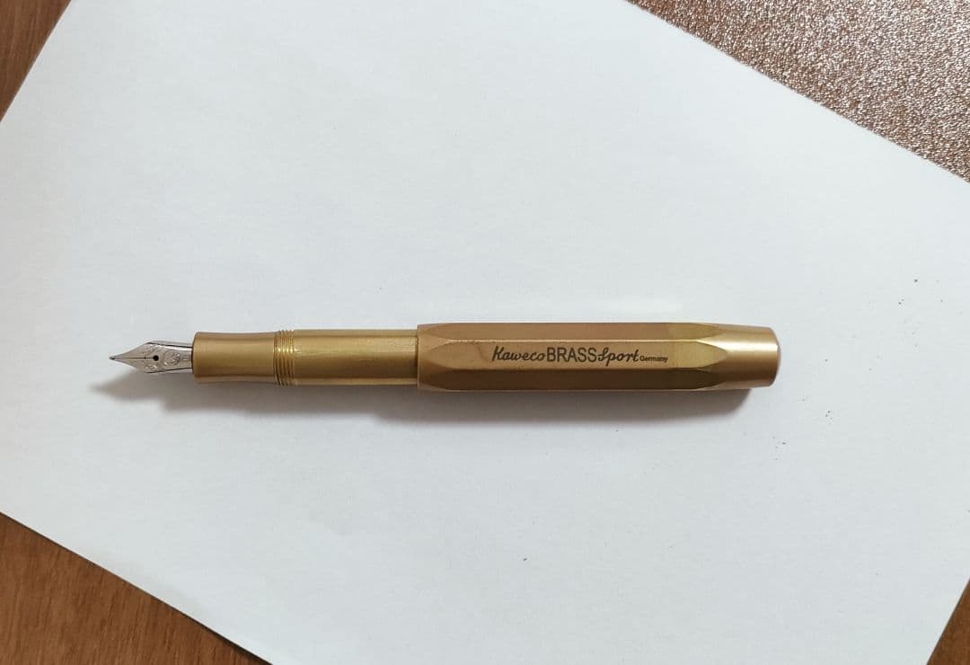 Kaweco カヴェコ BRASS Sport M 中字 ブロンズ Nクリップ付