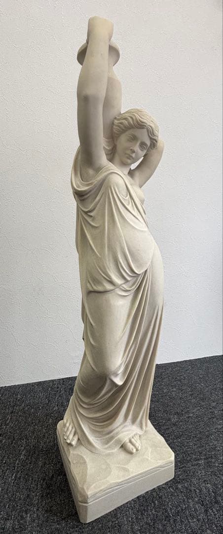 【特大 希少】 水を汲む乙女像 ヴィーナス像 石膏像 約95cm