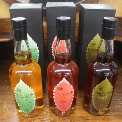 イチローズモルト リーフ 3本 ワインレッド ミズナラ ダブルディステリラリーズ