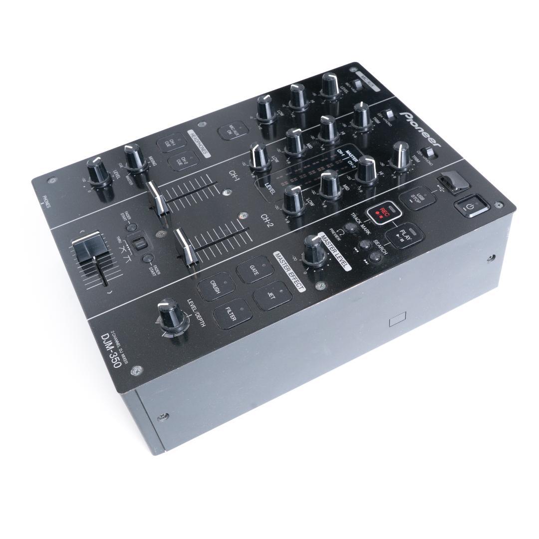 動作確認済み Pioneer DJM350 録音機能搭載 2ch DJミキサー